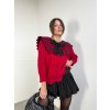 Červený svetrík Devi   6278