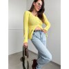 Svetrík Ripped Butteryellow 6267