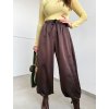 Balónové saténové nohavice Choco  3239