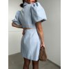 Krátke šaty baby blue  2288