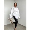 Biela košeľa so sťahovaním 4141