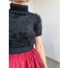 Svetrík Fluffy Black  6281