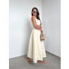 Midi  šaty Cream 2119