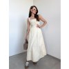 Midi  šaty Cream 2119