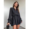 Riasené šaty BLACKY long  2019