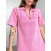 Denimové šaty Fuchsia 2292