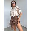 Tričko s bodkami Cream 4171