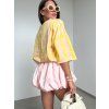 Prúžkované tričko Butteryellow & Pink 4149