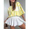 Prúžkované tričko Butteryellow 4149