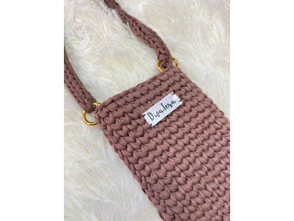 Kapsa na telefon mini brown