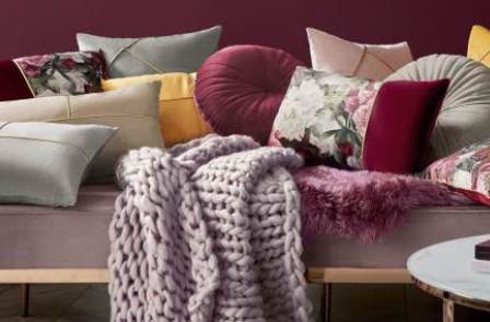 Dekoračné vankúše - prvok splynutia farieb a vzorov