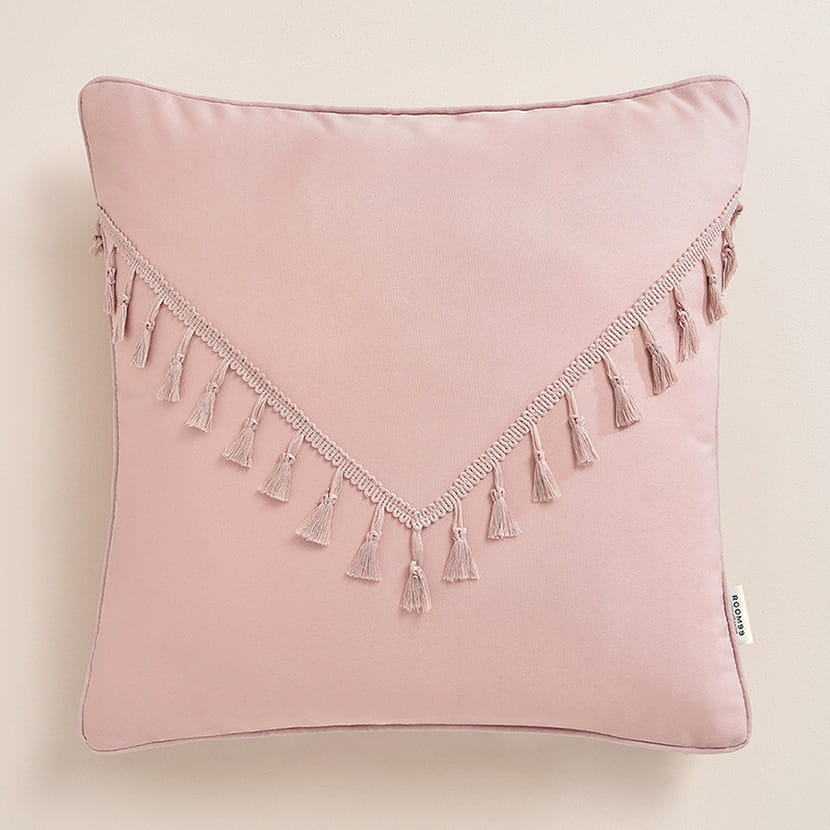 Divazo Dekoračná obliečka na vankúš so strapcami Chloe 45 x 45 cm Farba: Ružová