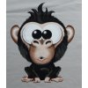 Panel Teplákovina Opica s veľkými očami 43 x 50 cm