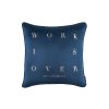 Dekoračná obliečka na vankúš UNIQUE WORK IS OVER Granátová 45 x 45 cm