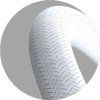 Opletená hadice k automatikám  Tek | 3/8” UNF| Dive4lifeBRAIDED white