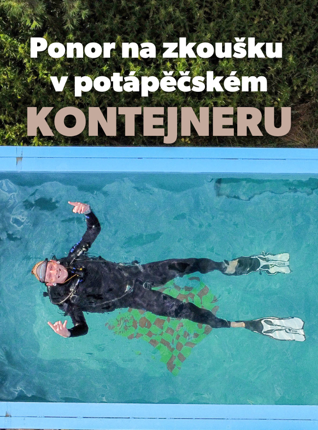Potápěčský kontejner na DIVE5