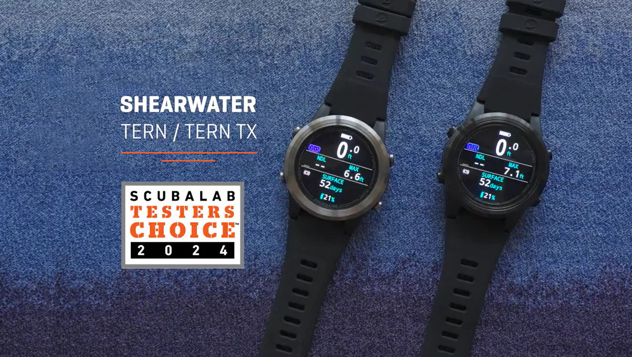 Tern a Tern TX získaly ocenění Testers Choice od ScubaLabu