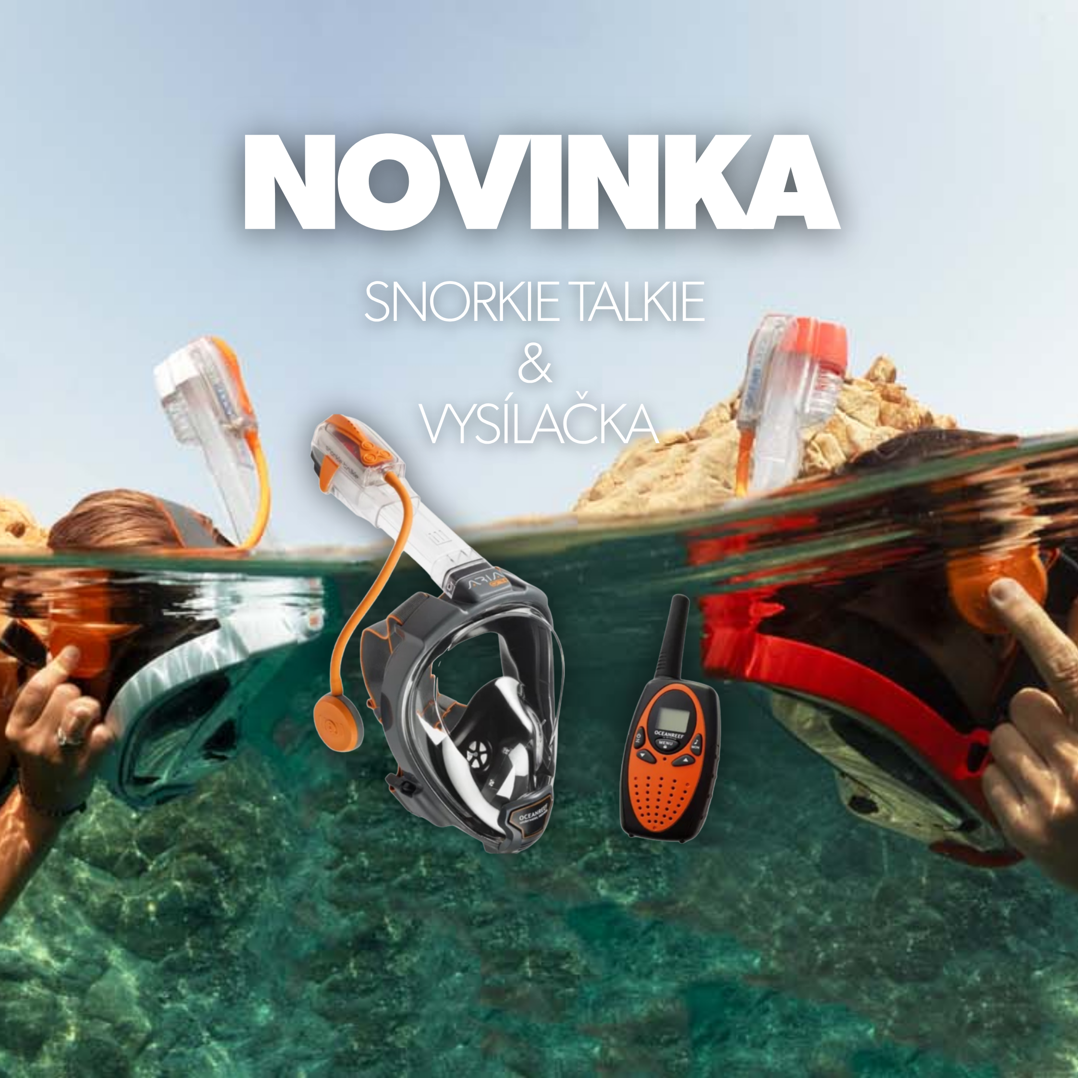 Novinka Ocean Reef – Snorkie Talkie a vysílačka