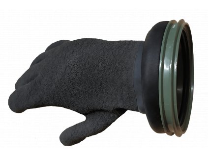 Rukavice CHECKUP RING SET GLOVES PRO 90 MM - khaki (Velikost 2XL)