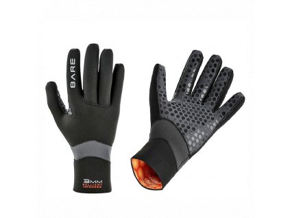 Unisex rukavice BARE 3 mm Ultrawarmth Glove - černá