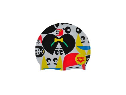Junior plavecká čepice ARENA Print - multicolor