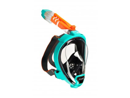 Celoobličejová maska OCEAN REEF ARIA QR+ - aqua