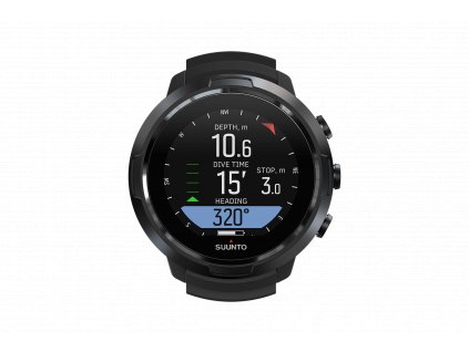 SS050192000 SUUNTO D5 ALL BLACK Front View compass