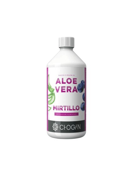 ALOE VERA šťáva pro zdraví a vitalitu borůvka 1000 ml CHOGAN