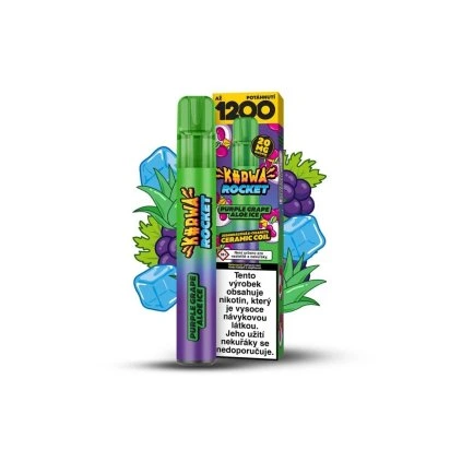 kurwa rocket purple grape aloe ice