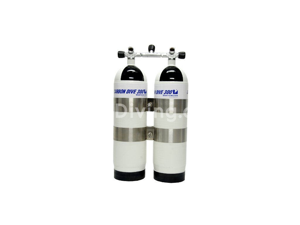 carbondive carbon scuba cylinder 12 l twinpack
