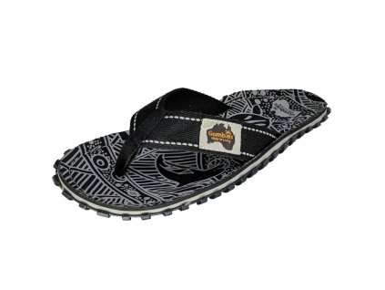 Žabky Gumbies Islander Black Nature 3