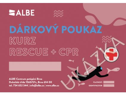 Dárkový poukaz Kurz rescue a CPR