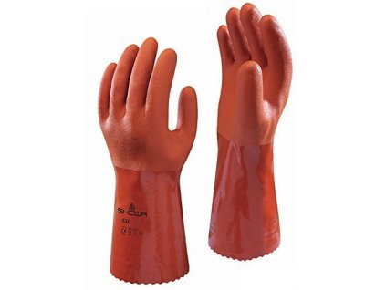 Diving Showa orange gloves