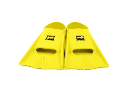 Plavecké silikonové ploutve HAPPY Junior (Barva reflexně žluté, Velikost 36/38)