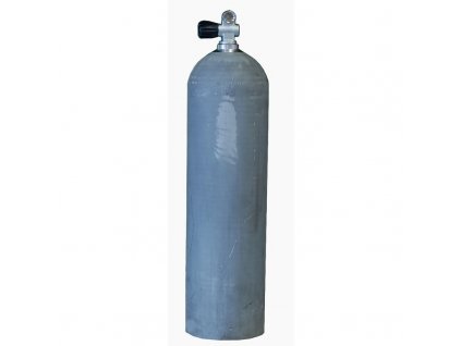 MES 11,1 L hliníková láhev Nature 207 bar s ventilem (Velikost 11,1L)