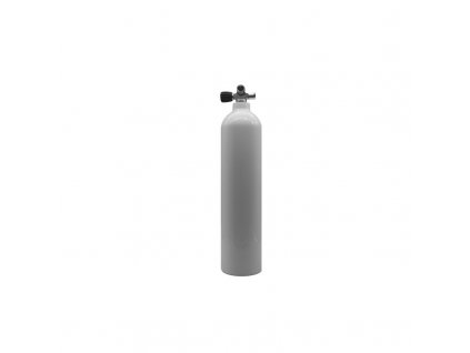 MES 7 l / 200 bar 200 bar bílá hliníková láhev s ventilem  (Velikost 7 L)