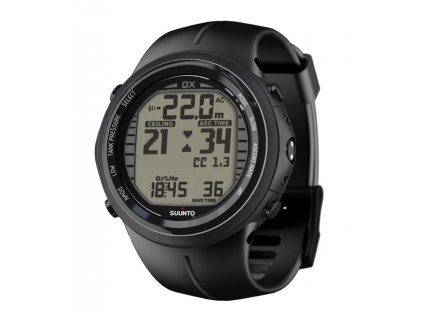 Suunto DX Black Elastomer + USB (Barva Černá)