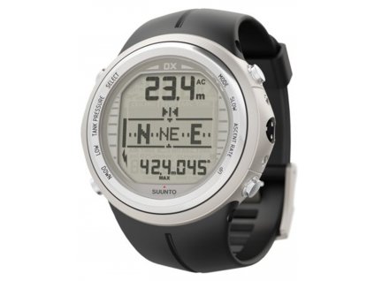 Suunto DX Silver Elastomer + USB (Barva Černá)