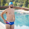Pánské plavky BornToSwim® SVK (Barva Modrá, Velikost XXL)