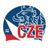 Silikonová čepice, Česká národní trikolora se lvem CZE (Barva Bílá)