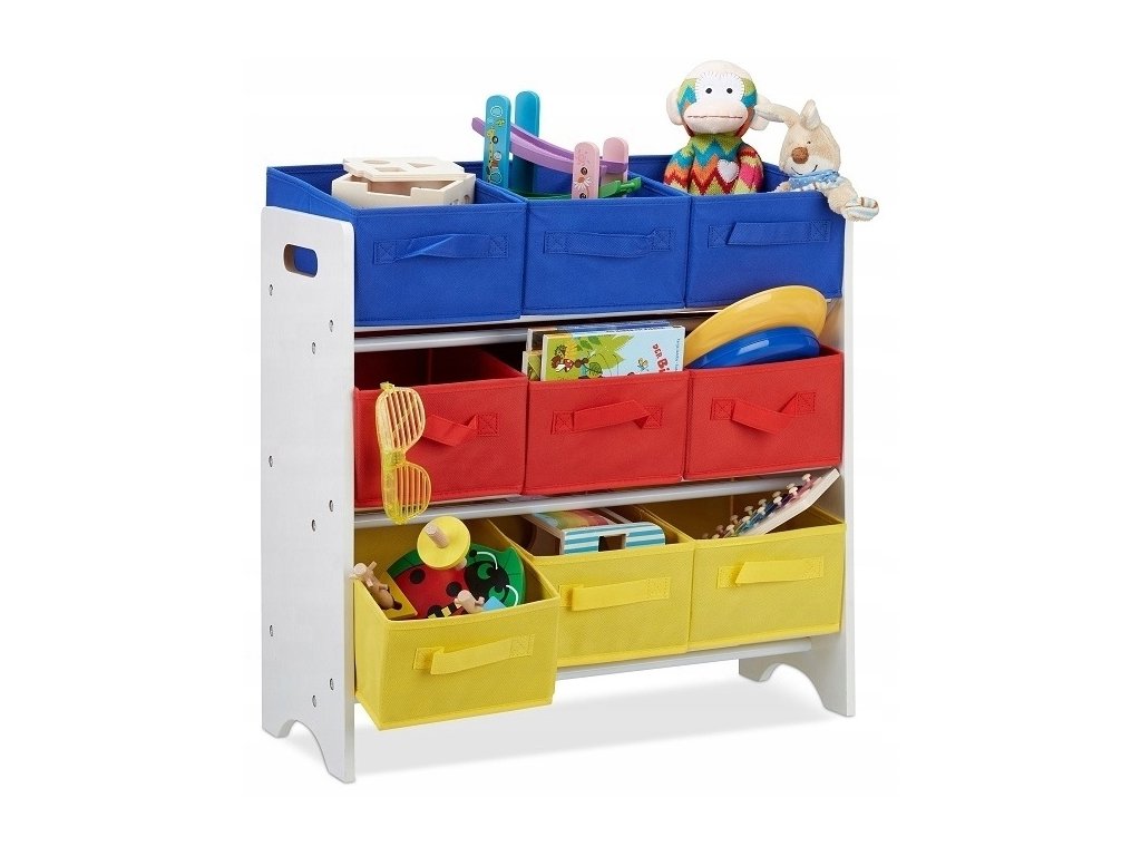 Organizér na hračky multicolor