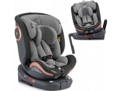 Autosedačka SESTTINO EXTENDER ISOFIX 360° 0-36 kg šedá