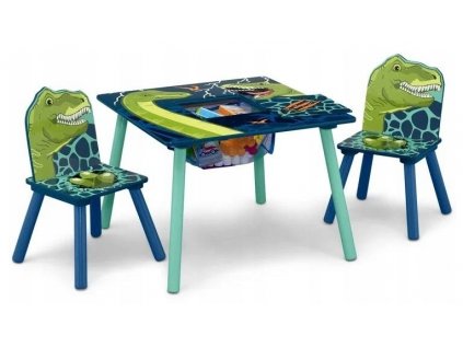 Dětský stůl s židlemi Dinosauři
