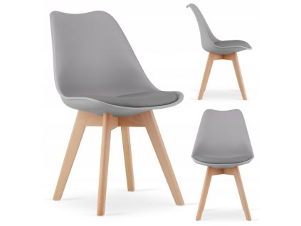 Designová židle ALTO šedá/tmavě šedá
