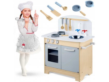 Dětská dřevěná interaktivní kuchyňka RK-ONE