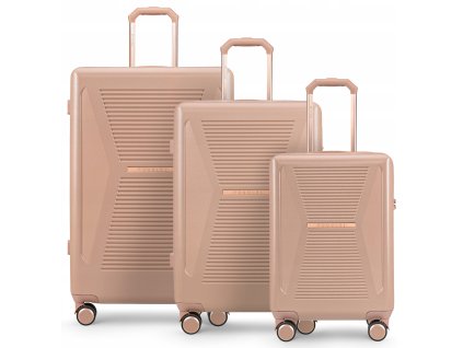 Cestovní Kufr MALIBU - Rose gold