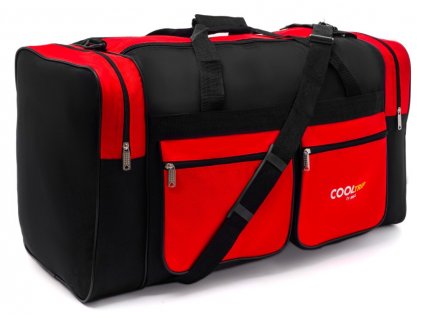 Cestovní taška Taupo 85 x 37 x 40 cm - Černá-Červená