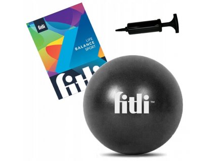 Fitness balón na cvičení 25 cm - Černý