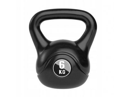 Kettlebell na cvičení 6kg - Černý
