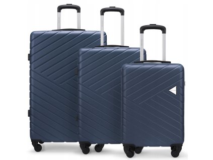 Cestovní Kufr MALAGA - Tmavě Modrý
